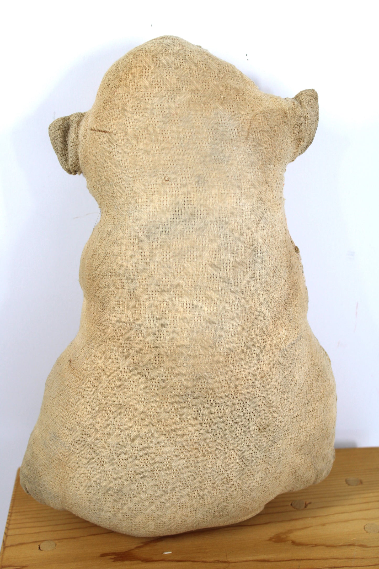 Vintage Americana Primitive Handmade Rag Doll, Embroidered Cloth Rare, Collector Item