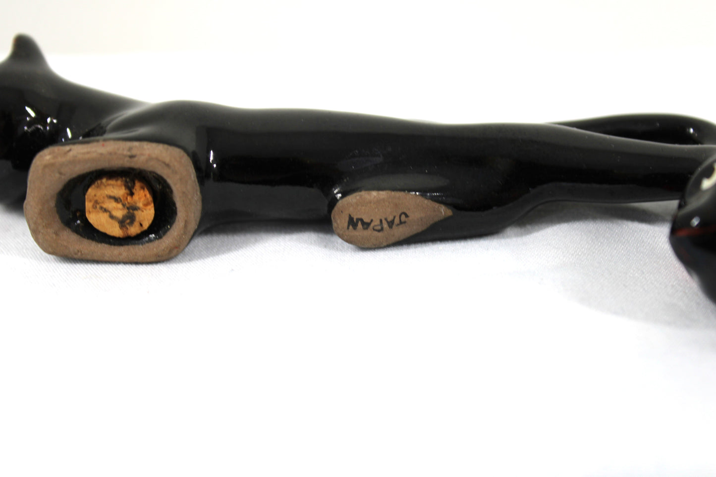 Vintage Long Black Cat Salt & Pepper Shakers