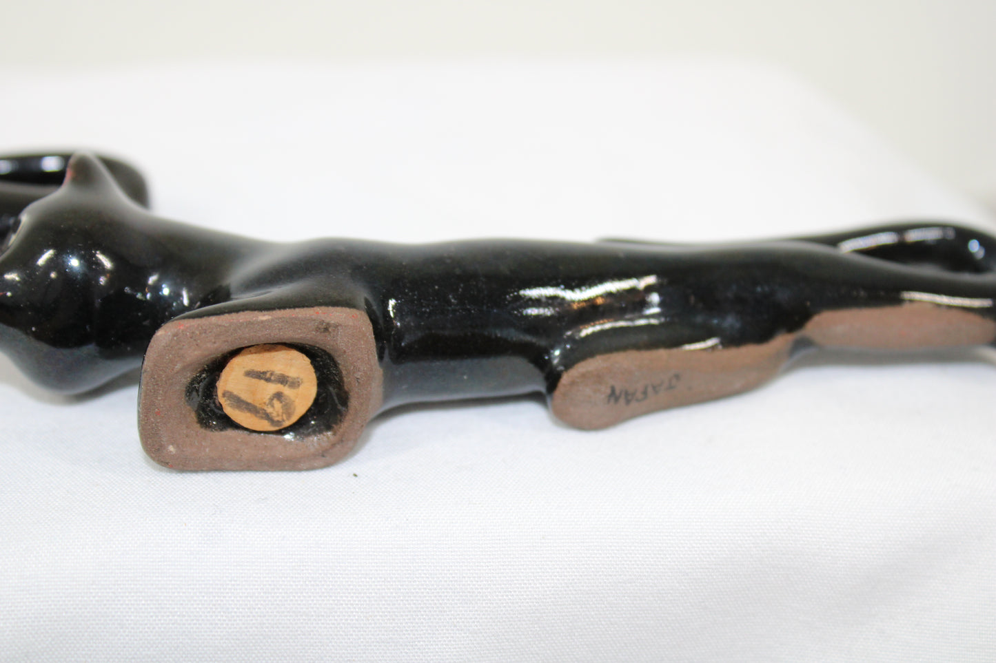 Vintage Long Black Cat Salt & Pepper Shakers